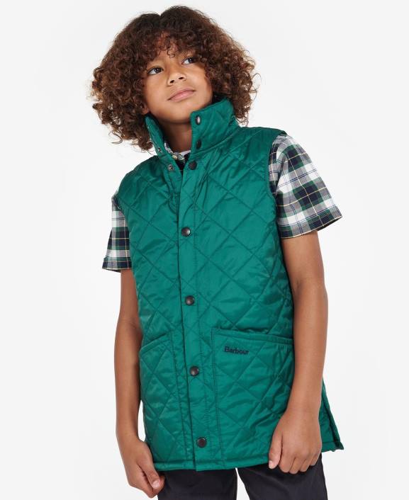 Boys Navy Barbour Liddesdale Gilet 40VB2488