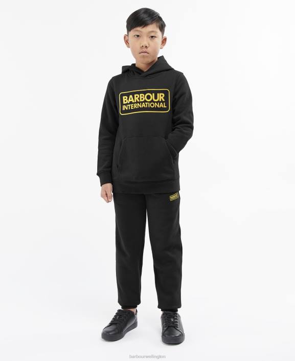 Boys Classic Black Barbour Staple Tracksuit 40VB2539