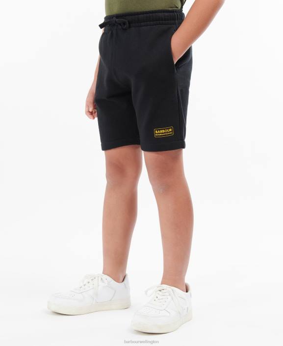 Boys Grey Marl Barbour Essential Sweat Shorts 40VB2529