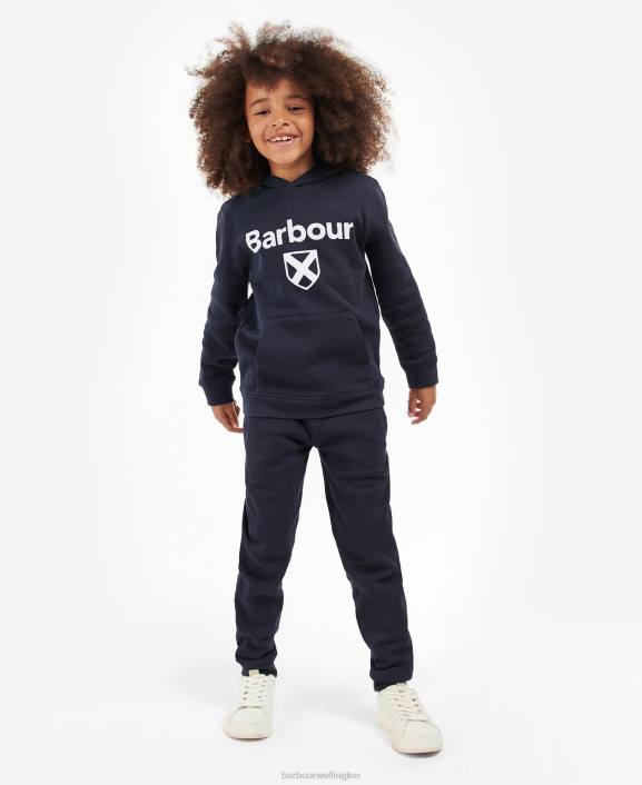 Boys Navy Barbour Oscar Tracksuit 40VB2509