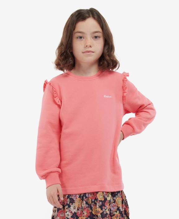 Girls Pink Punch Barbour Lyla Dress 40VB2570