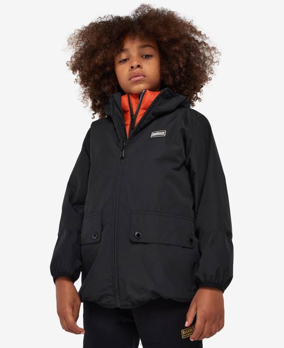 Boys Forest Barbour Kenetic Showerproof Jacket 40VB2485