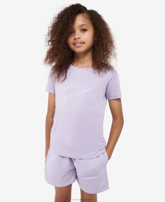 Girls Wisteria Barbour Rossin T-Shirt 40VB2574