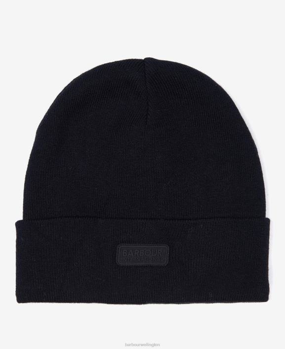 Men Beech Barbour International Beanie Sensor Knit 40VB2295