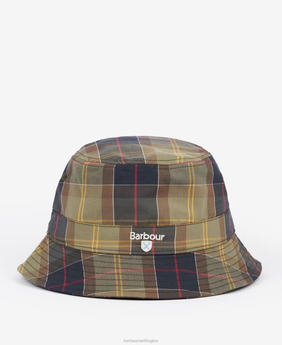 Men Classic Tartan Barbour Tartan Bucket Hat 40VB2273