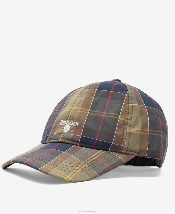 Men Classic Tartan Barbour Tartan Sports Cap 40VB2255