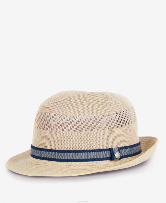 Men Ecru Barbour Craster Trilby 40VB2244