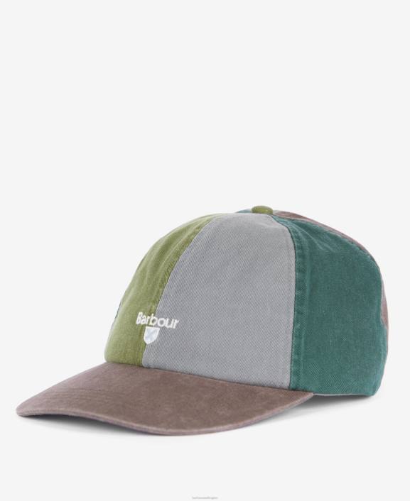 Men Olive Mix Barbour Laytham Sports Cap 40VB2307