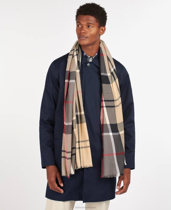 Men Classic Tartan Barbour Walshaw Scarf 40VB2351