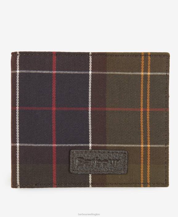 Men Classic Tartan Barbour Tartan Wallet 40VB2382