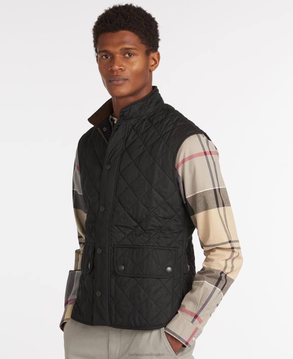 Men Black Barbour Lowerdale Gilet 40VB225