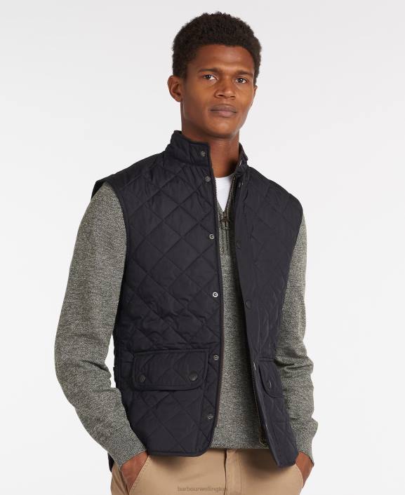 Men Black Barbour Lowerdale Gilet 40VB264