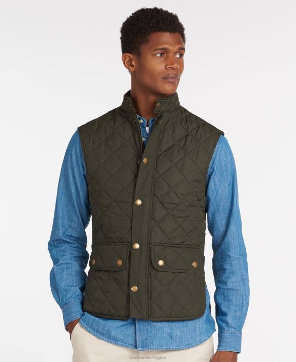 Men Navy Barbour Lowerdale Gilet 40VB221