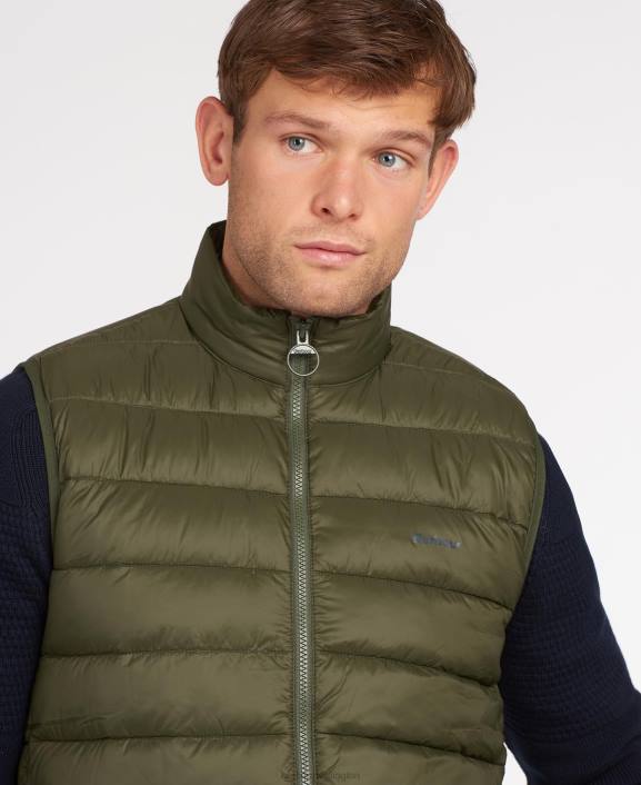 Men Olive Barbour Bretby Gilet 40VB231