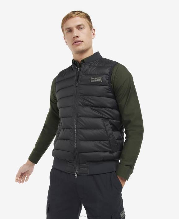 Men Olive Barbour Elgin Quilted Gilet 40VB266