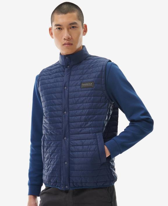 Men Oxford Navy Barbour Belgrave Gilet 40VB257