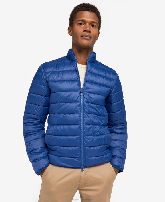 Men Atlantic Blue Barbour Penton Quilted Jacket 40VB144