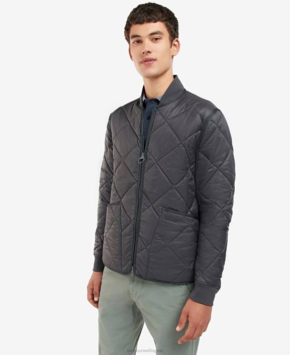 Men Olive Barbour Action Liddesdale Quilted Jacket 40VB112