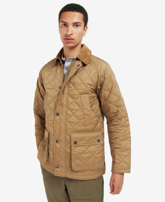 Men Olive Barbour Ashby Quilted Jacket 40VB148