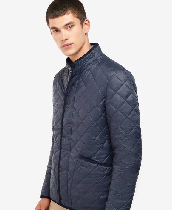 Men Olive Barbour Cavendish Quilted Jacket 40VB130