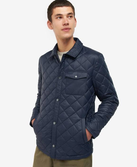 Men Russet Barbour Newbie Quilted Jacket 40VB90