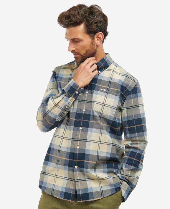 Men Classic Tartan Barbour Eden Regular Tartan Shirt 40VB317