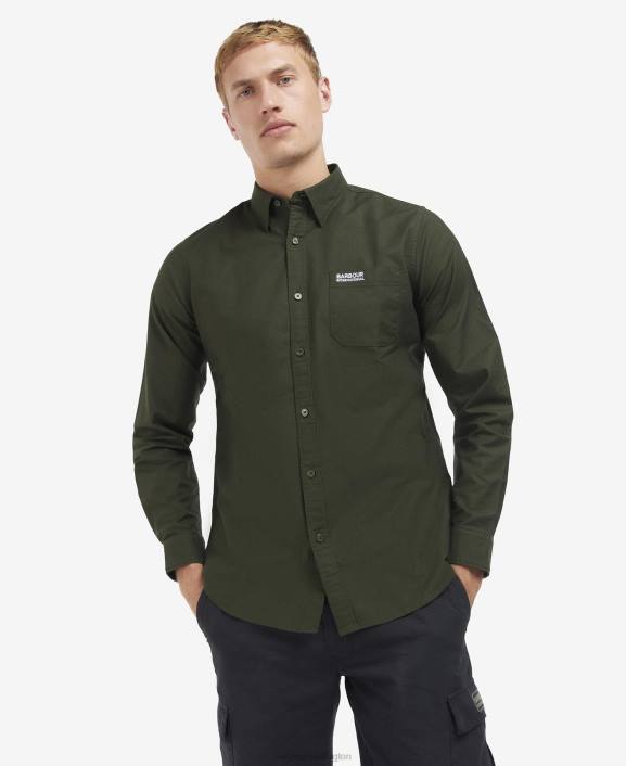 Men Forest Barbour Kinetic Shirt 40VB460