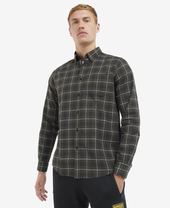 Men Forest Barbour Payne Checked Shirt 40VB455