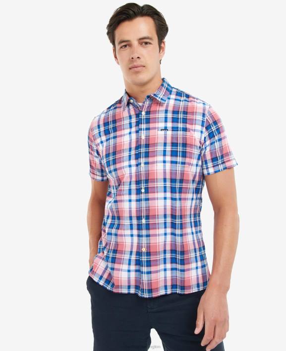 Men Sky Barbour Bruno Regular Shirt 40VB493