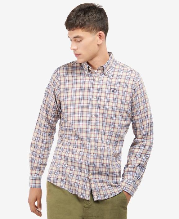 Men Stone Barbour Spillman Tailored Shirt 40VB450