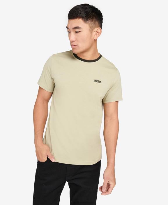 Men Cavalry Sand Barbour Lock T-Shirt 40VB871