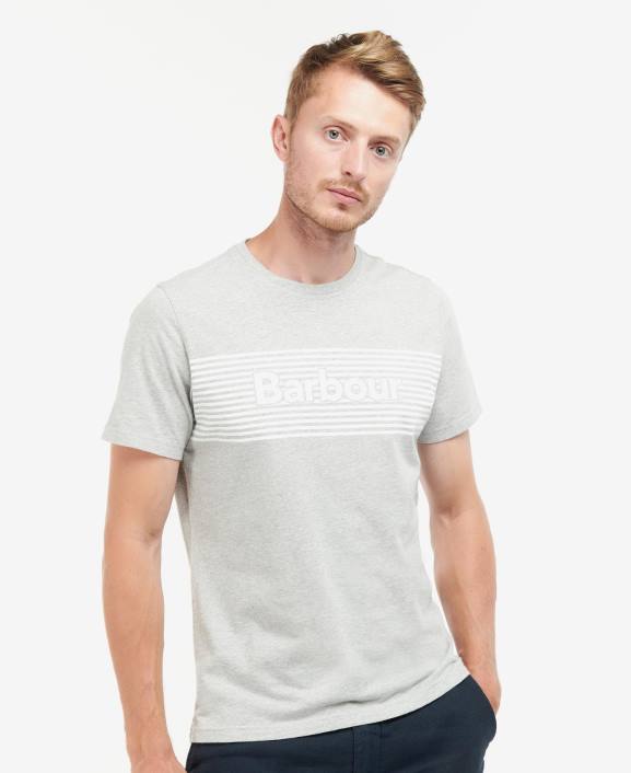 Men Classic Navy Barbour Coundon Graphic T-Shirt 40VB850