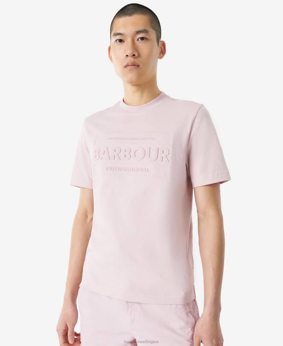 Men Dusk Pink Barbour Tilt T-Shirt 40VB825