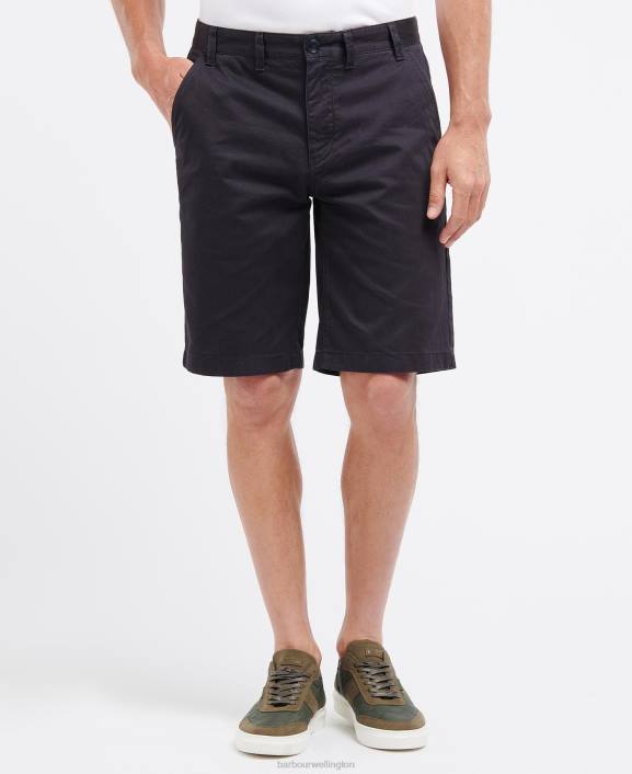 Men City Navy Barbour City Neuston Shorts 40VB1152