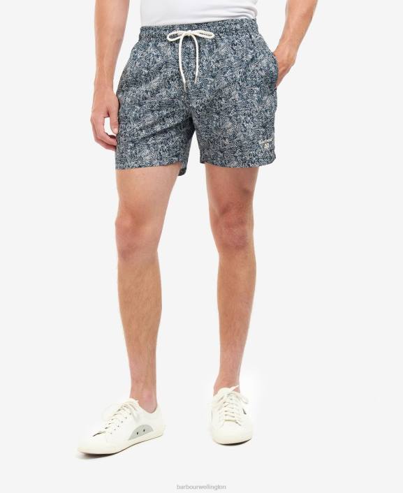 Men Classic Navy Barbour Braithwaite Swim Shorts 40VB1178