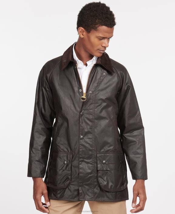 Men Black Barbour Beaufort Wax Jacket 40VB39