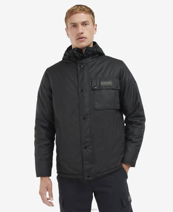 Men Classic Black Barbour Westbourne Waxed Jacket 40VB55