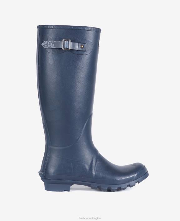 Men Black Barbour Bede Wellington Boots 40VB1354