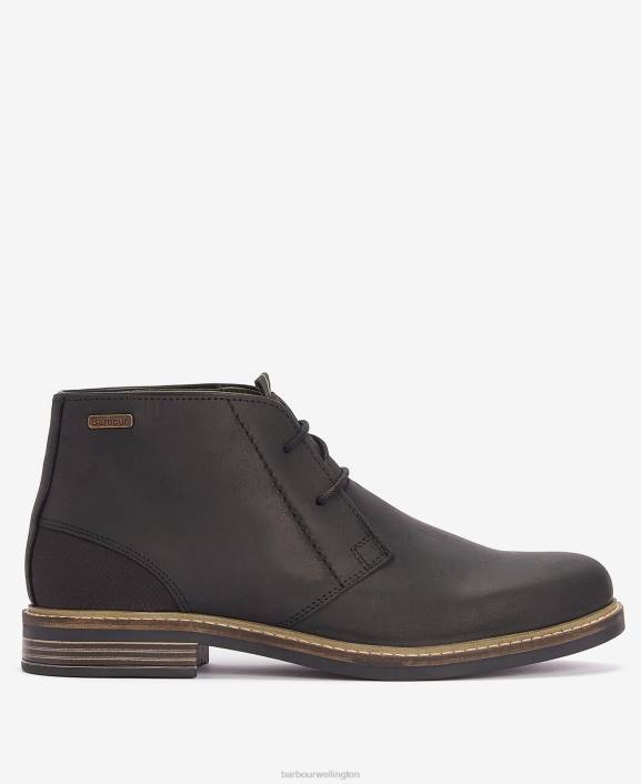 Men Black Barbour Readhead Chukka Boots - Black 40VB1261