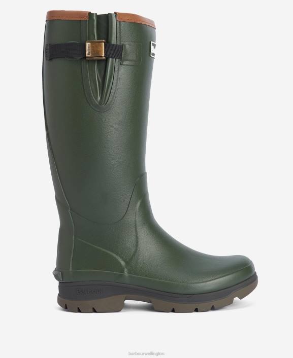 Men Black Barbour Tempest Wellingtons 40VB1356