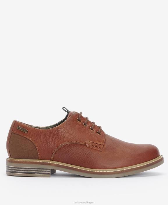 Men Cedar Milled Barbour Bramley Derby Shoes 40VB1325