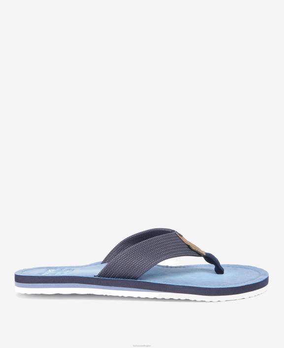 Men Powder Blue Barbour Toeman Beach Sandal 40VB1304