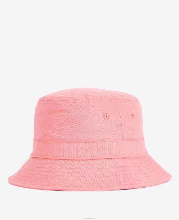 Women Pink Punch Barbour Olivia Bucket Hat 40VB2417