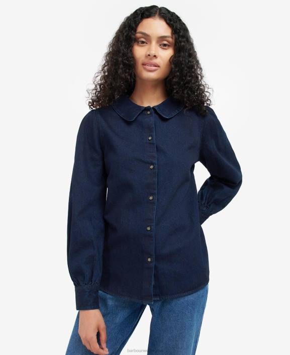 Women Indigo Barbour Maara Shirt 40VB1619