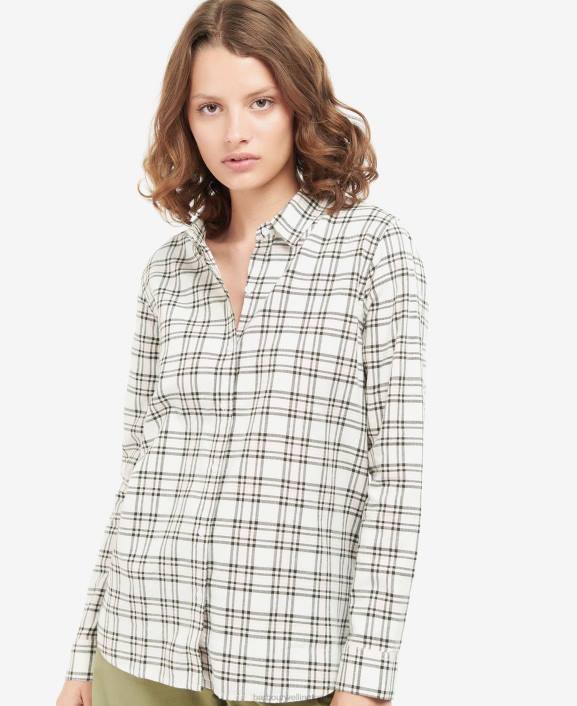 Women Multi Check Barbour Newbury Shirt 40VB1611