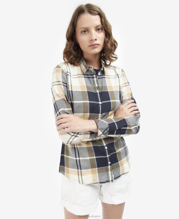 Women Poplar Tartan Barbour Bredon Shirt 40VB1626