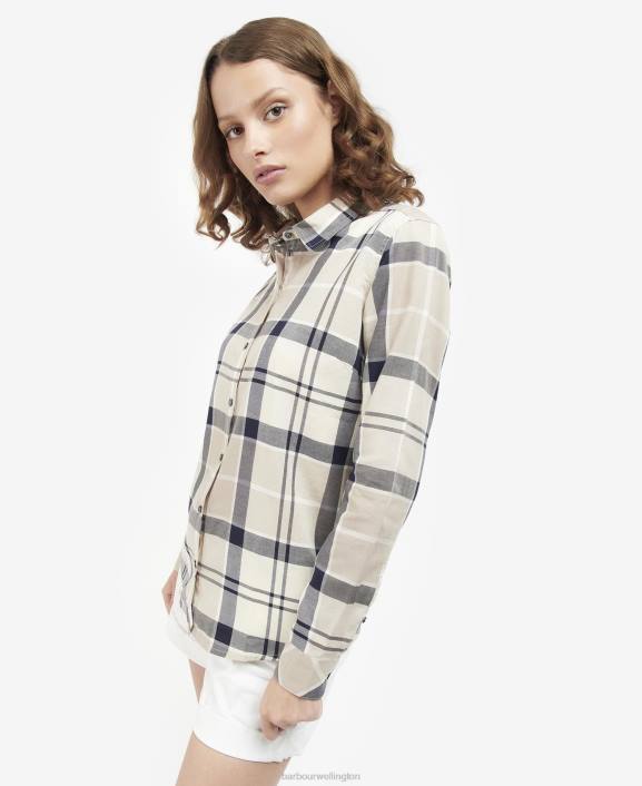 Women Poplar Tartan Barbour Bredon Shirt 40VB1639