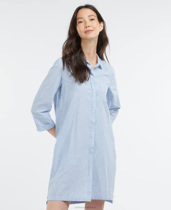 Women Chambray Barbour Seaglow Dress 40VB1842