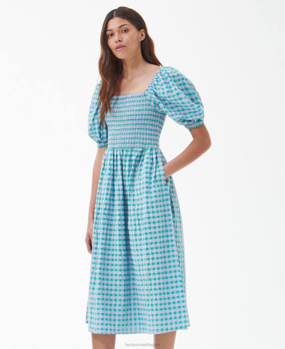 Women Classic Multi Barbour Geranium Midi Dress 40VB1848