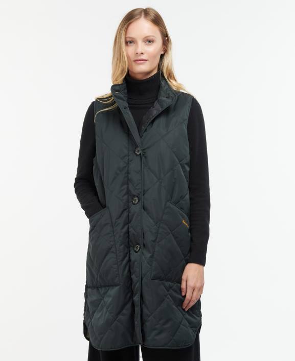 Women Black/Ancient Barbour Dumfries Gilet 40VB1579